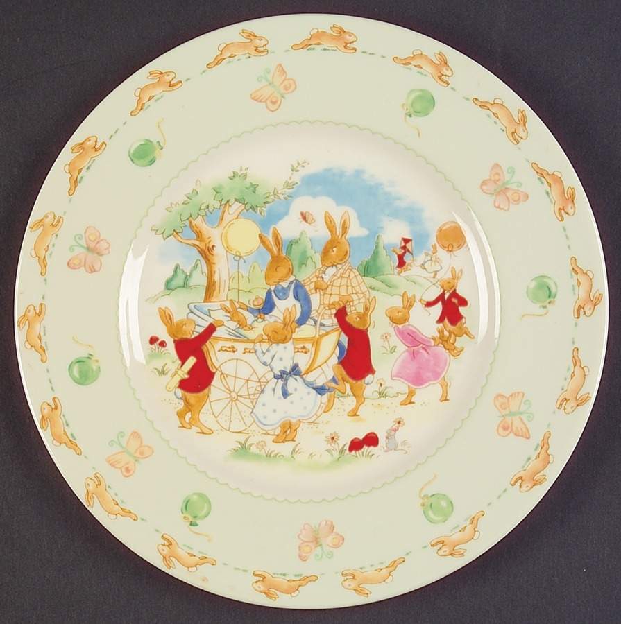 Bunnykins (Albion Shape) Wall Plate by Royal Doulton-1