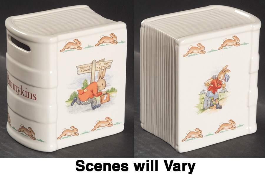 Bunnykins (Albion Shape) Book Bank by Royal Doulton-1