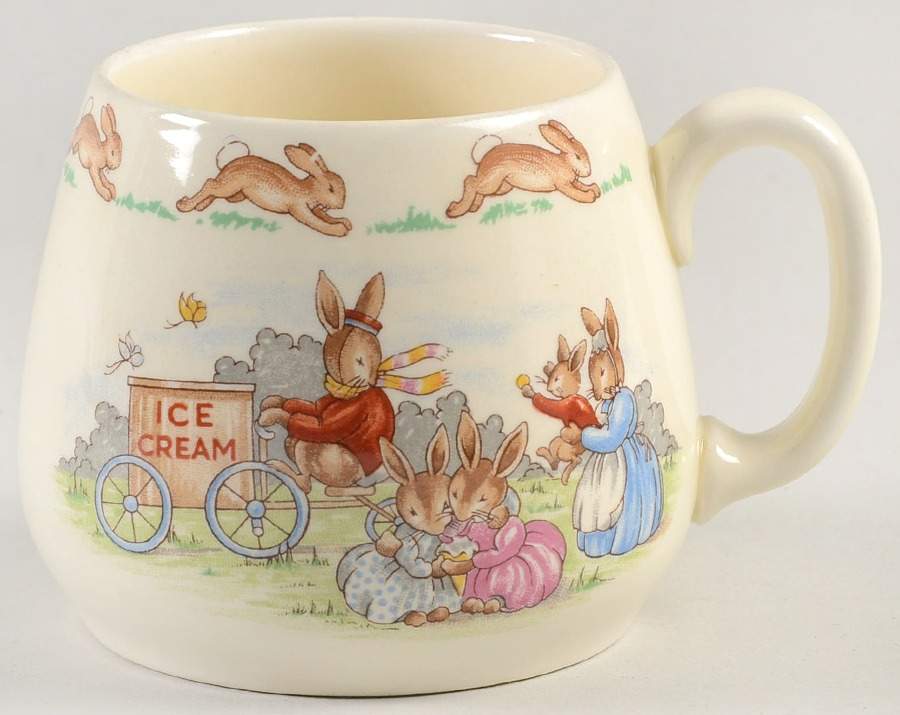 Bunnykins (Albion Shape) 1 Handle Don Mug by Royal Doulton-1
