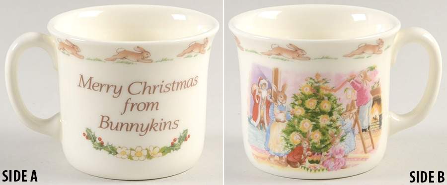 Bunnykins (Albion Shape) 1 Handle Hug a Mug Mug by Royal Doulton-1
