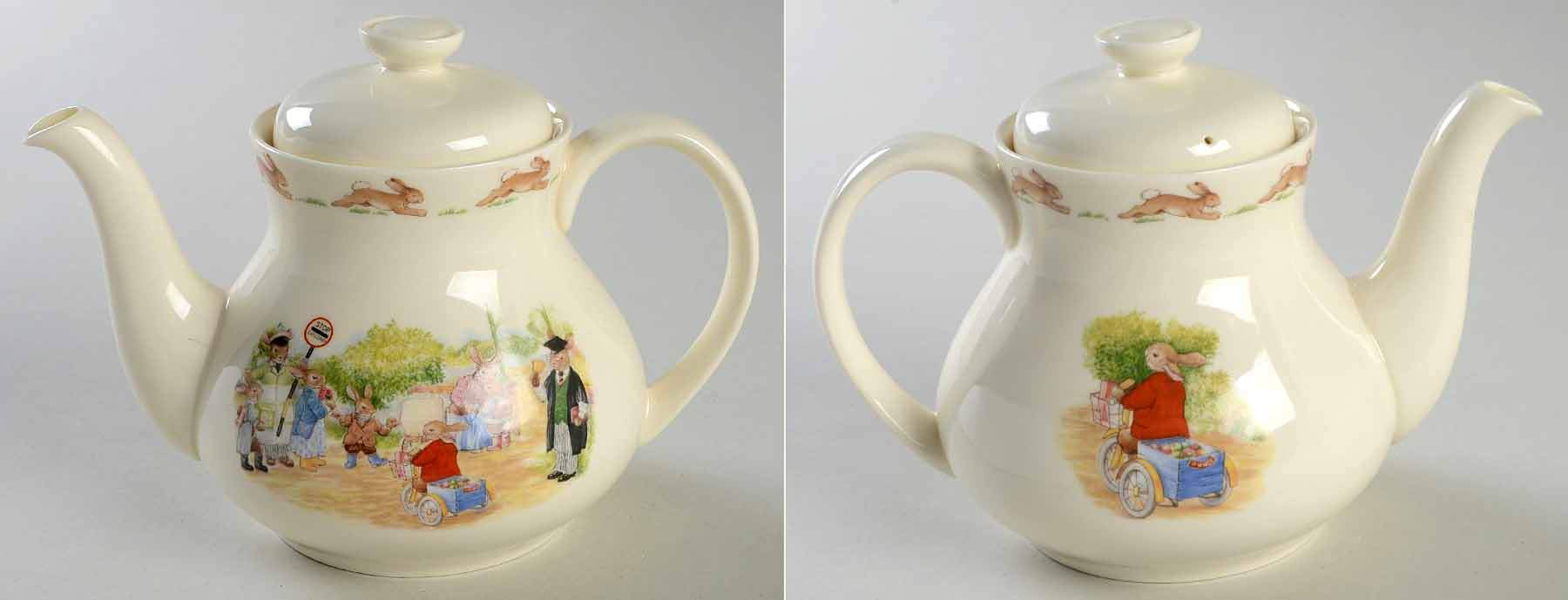 Bunnykins (Albion Shape) Mini Teapot & Lid by Royal Doulton-1