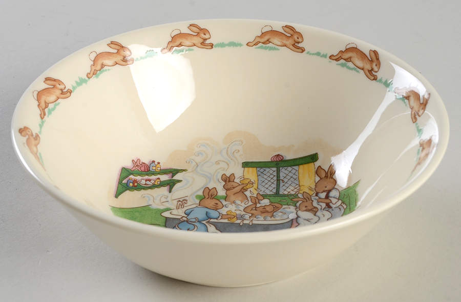 Bunnykins (Albion Shape) Coupe Cereal Bowl by Royal Doulton-1