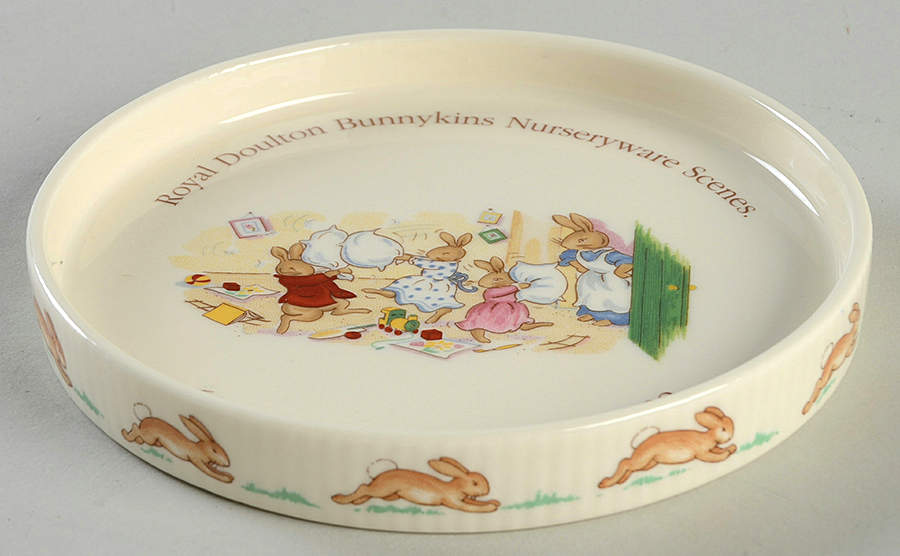 Bunnykins (Albion Shape) 1937-2002 65th Anniversary Commemorative Tray by Royal Doulton-1