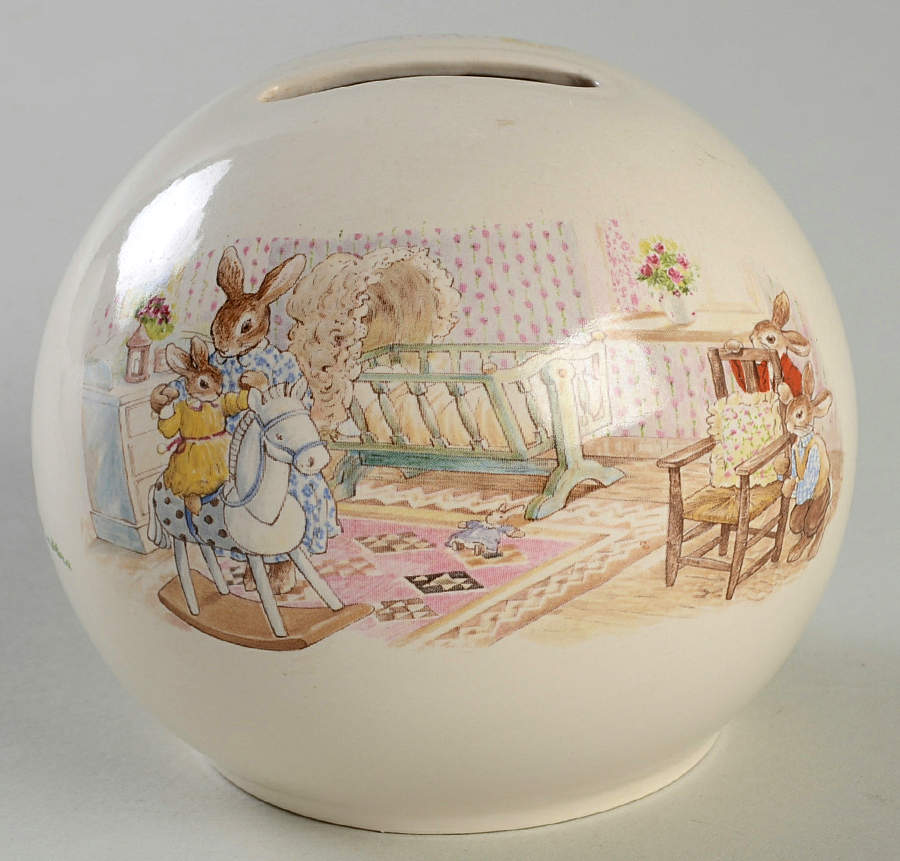 Bunnykins (Albion Shape) Bank by Royal Doulton-1