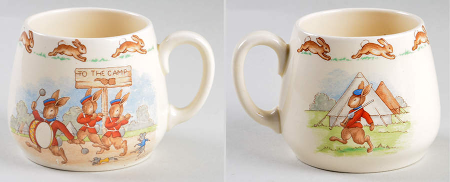 Bunnykins (Albion Shape) 1 Handle Don Mug by Royal Doulton-1