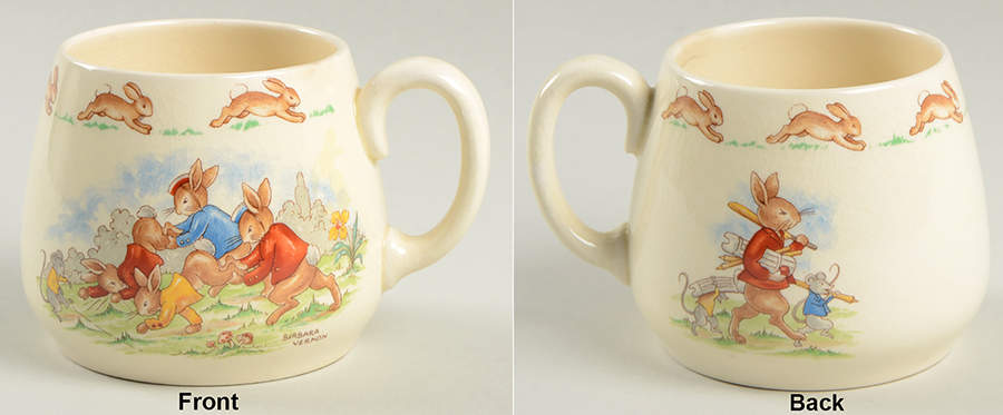 Bunnykins (Albion Shape) 1 Handle Don Mug by Royal Doulton-1