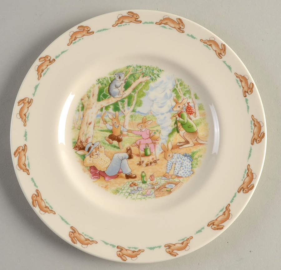 Bunnykins (Albion Shape) Australia Salad Plate by Royal Doulton-1