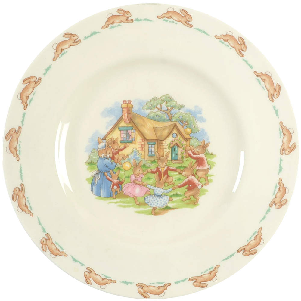 Bunnykins (Albion Shape) Salad Plate by Royal Doulton-1