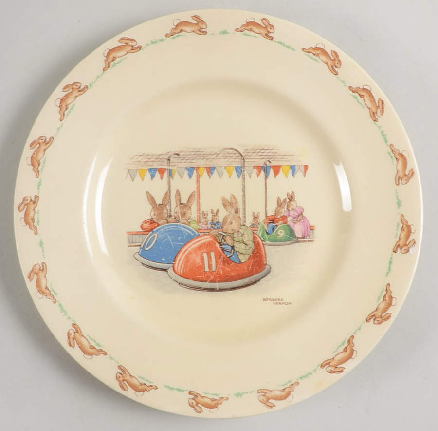 Bunnykins (Albion Shape) Salad Plate by Royal Doulton-1