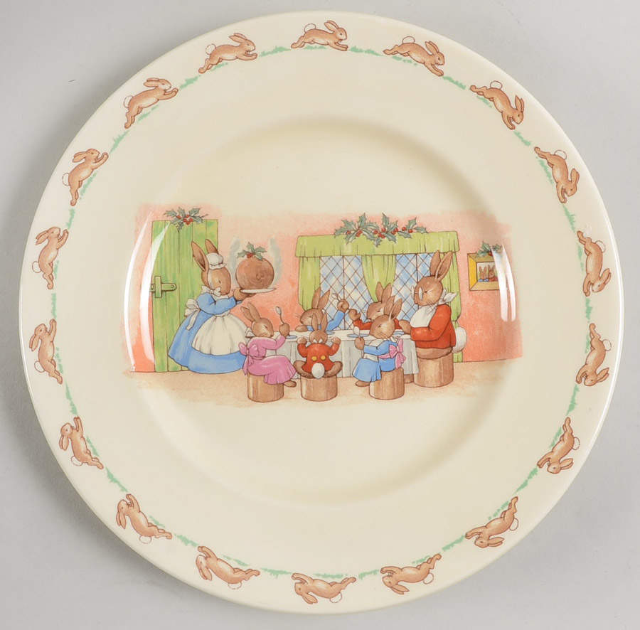 Bunnykins (Albion Shape) Salad Plate by Royal Doulton-1