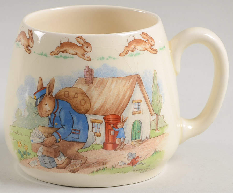 Bunnykins (Albion Shape) 1 Handle Don Mug by Royal Doulton-1