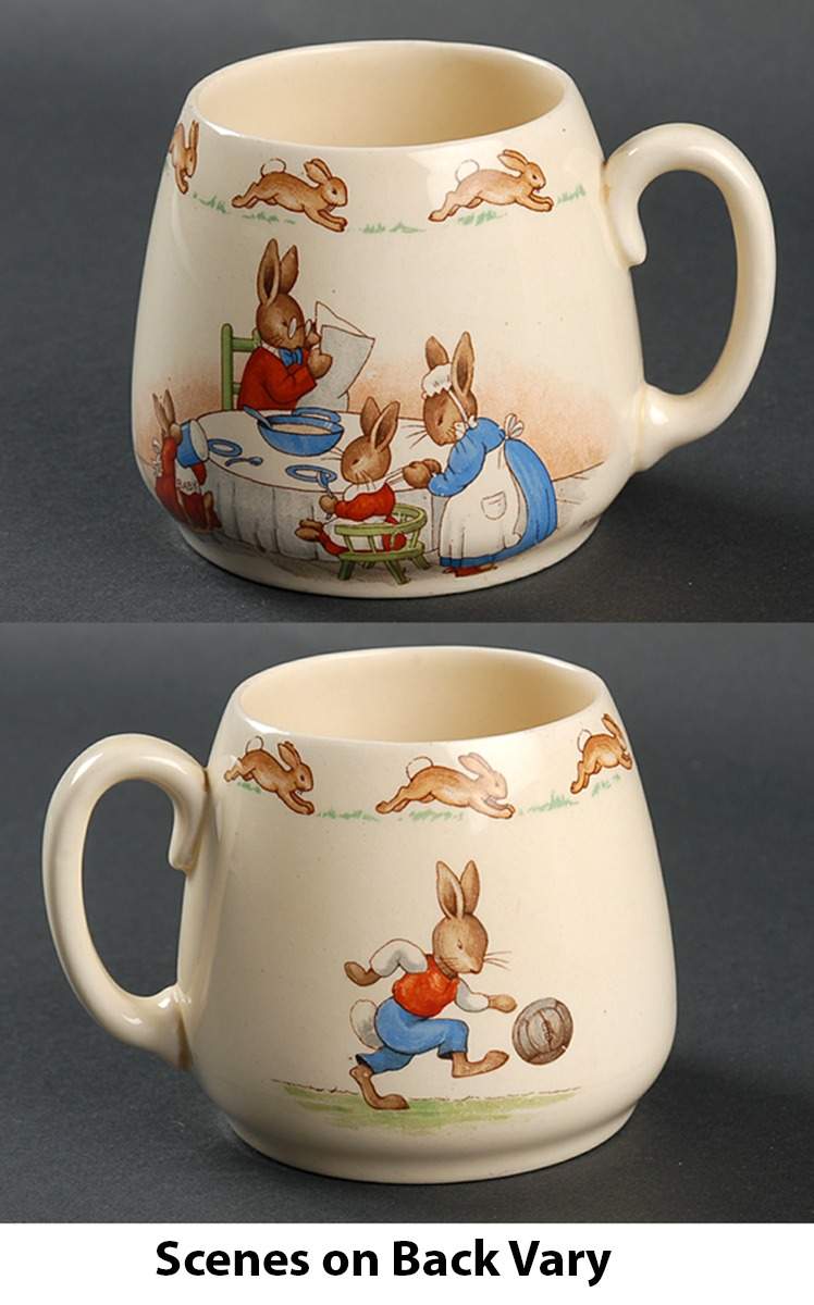 Bunnykins (Albion Shape) 1 Handle Don Mug by Royal Doulton-1