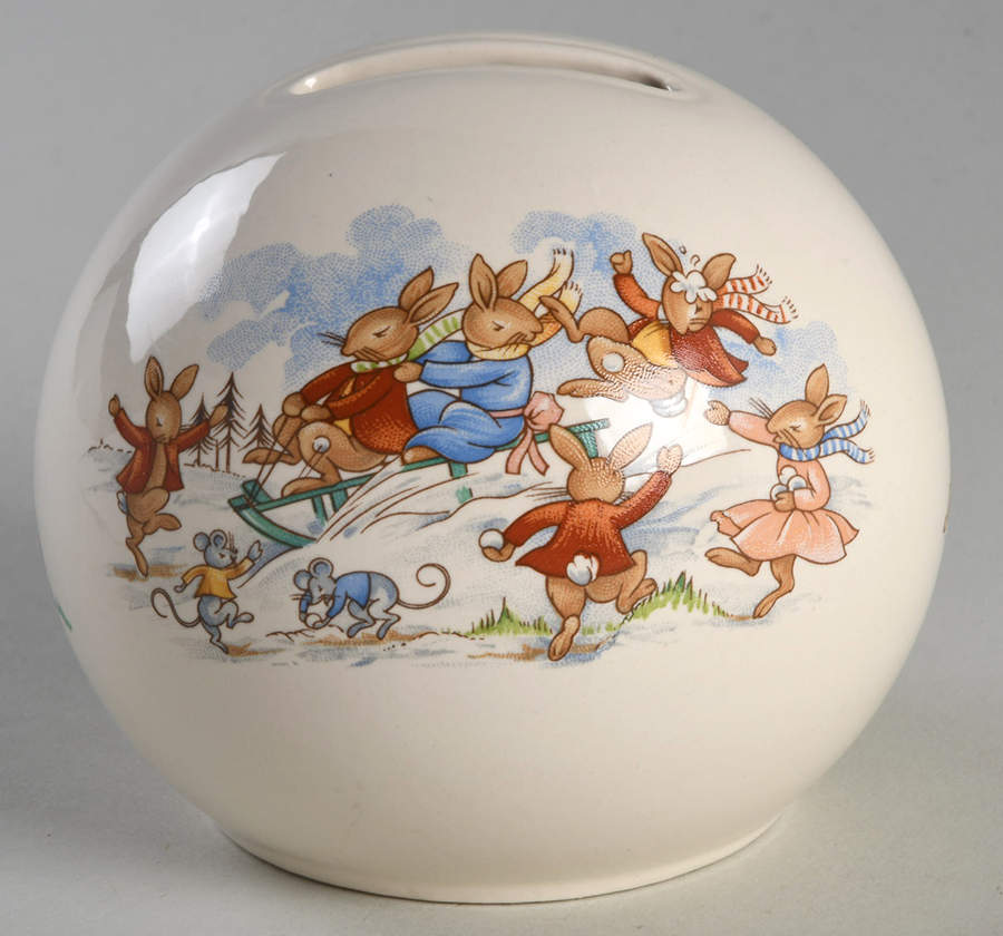 Bunnykins (Albion Shape) Bank by Royal Doulton-1