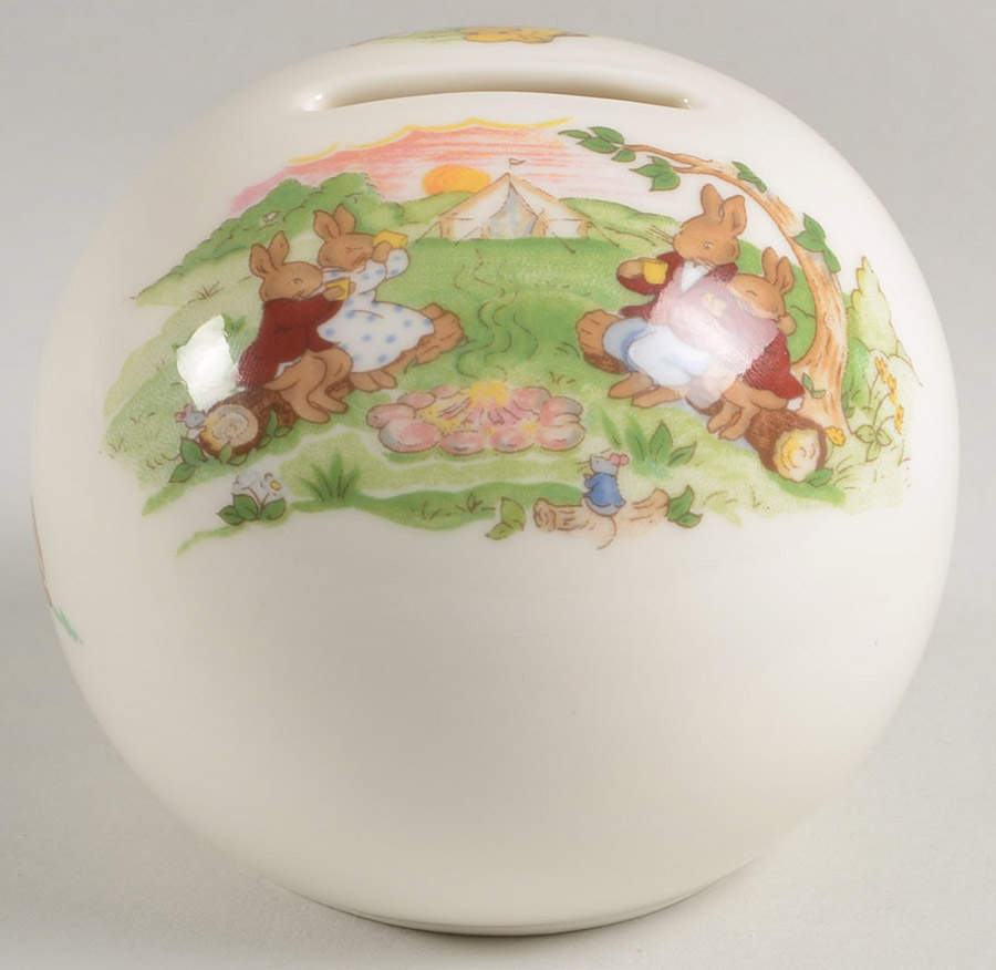 Bunnykins (Albion Shape) Bank by Royal Doulton-1