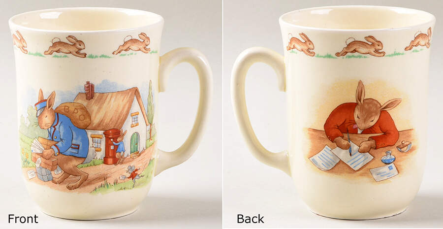 Bunnykins (Albion Shape) 1 Handle Don Beaker by Royal Doulton-1