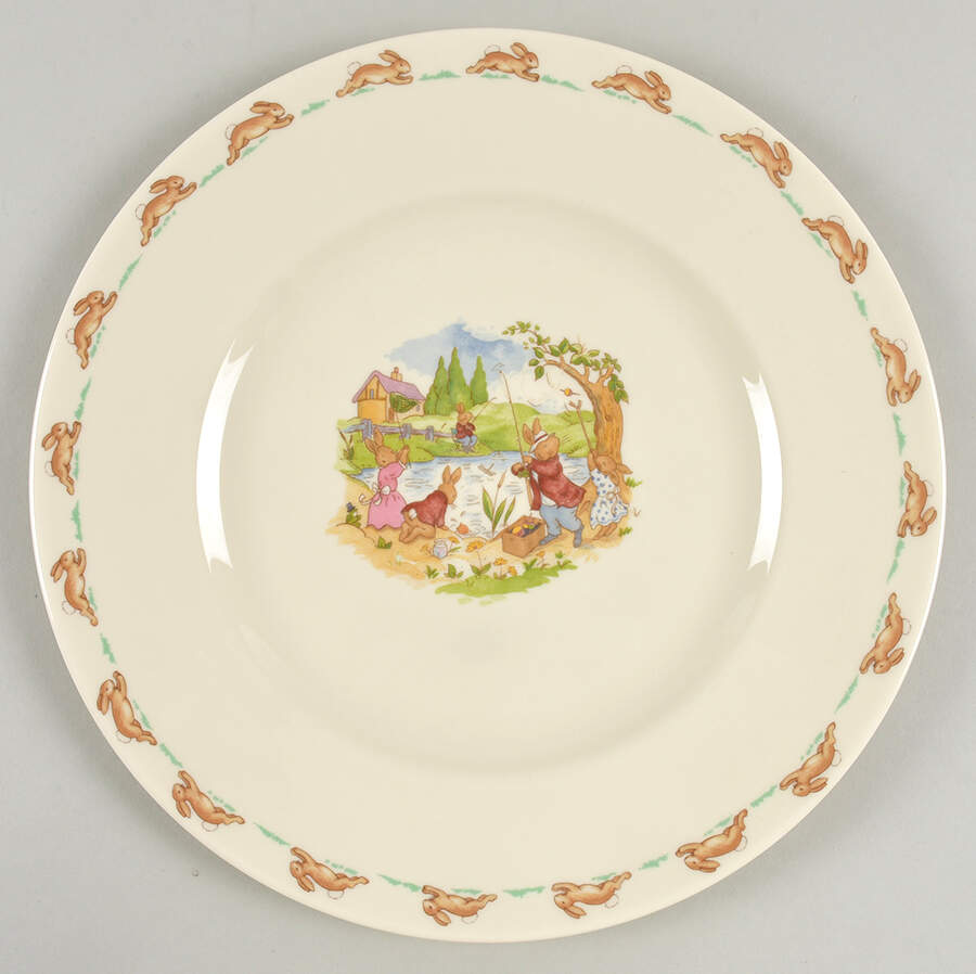 Bunnykins (Albion Shape) Dinner Plate by Royal Doulton-1