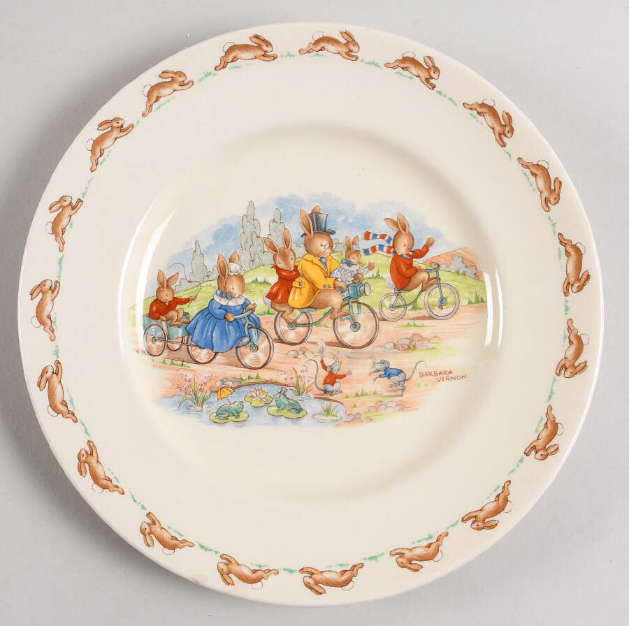 Bunnykins (Albion Shape) Salad Plate by Royal Doulton-1