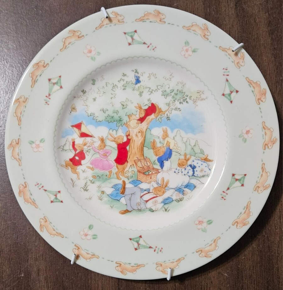 Bunnykins (Albion Shape) Wall Plate by Royal Doulton-1