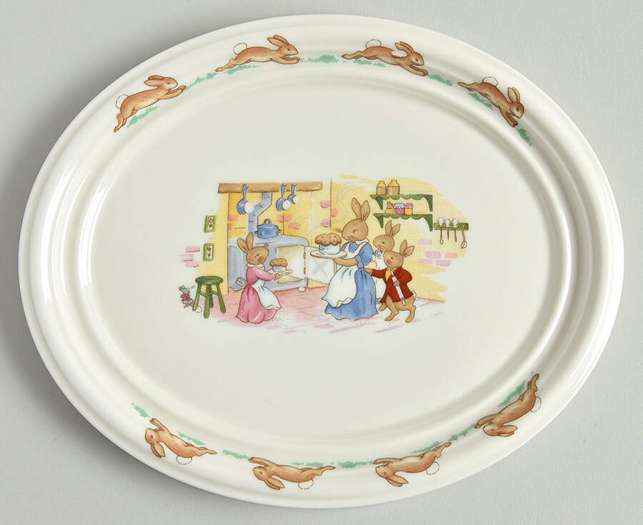 Bunnykins (Albion Shape) Wall Plaque by Royal Doulton-1
