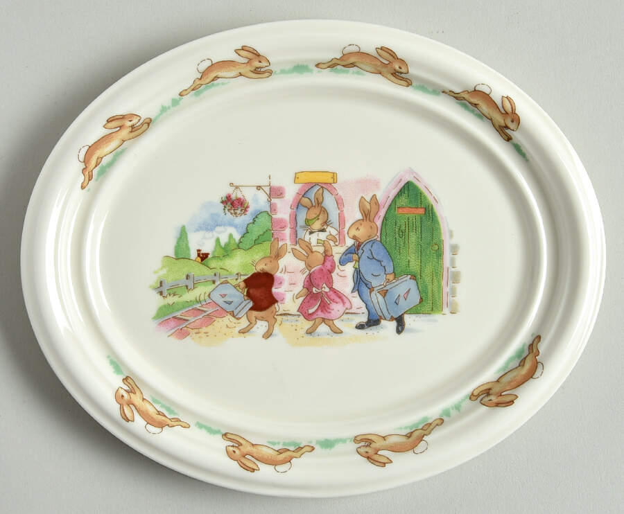 Bunnykins (Albion Shape) Wall Plaque by Royal Doulton-1