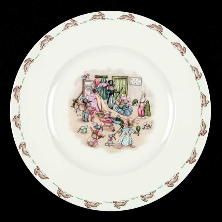 Bunnykins (Albion Shape) Dinner Plate by Royal Doulton-1