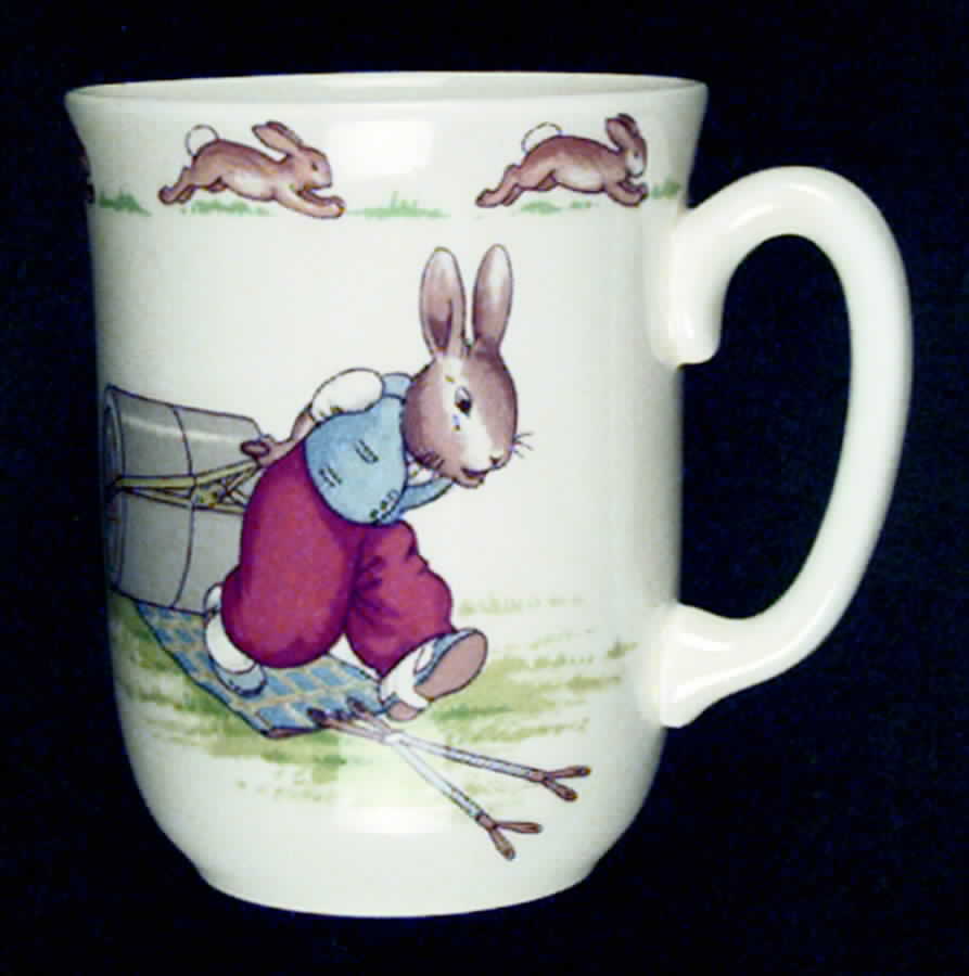 Bunnykins (Albion Shape) 1 Handle Don Beaker by Royal Doulton-1