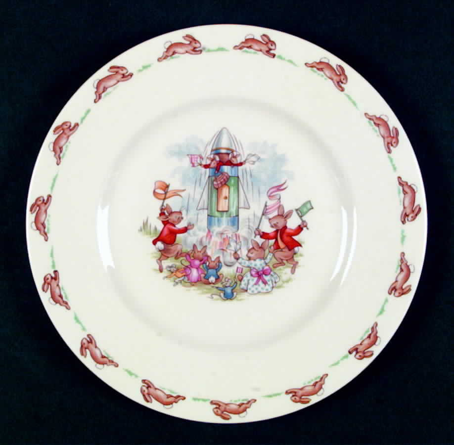 Bunnykins (Albion Shape) Salad Plate by Royal Doulton-1