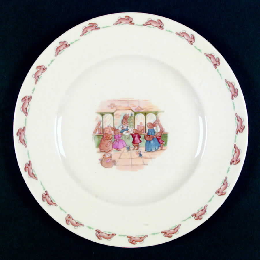 Bunnykins (Albion Shape) Dinner Plate by Royal Doulton-1
