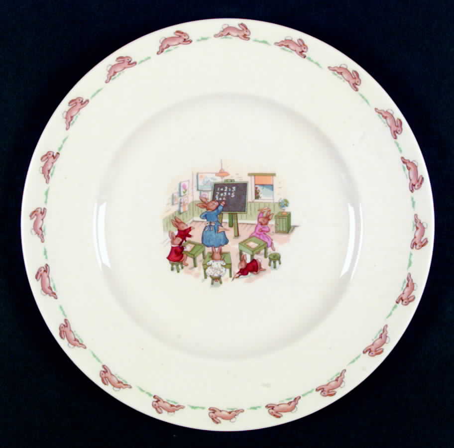 Bunnykins (Albion Shape) Dinner Plate by Royal Doulton-1