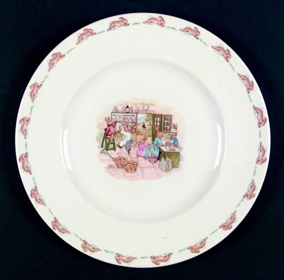 Bunnykins (Albion Shape) Dinner Plate by Royal Doulton-1