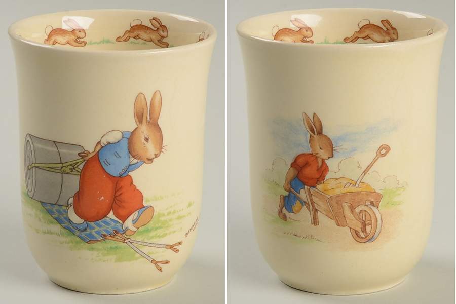 Bunnykins (Albion Shape) Don Beaker No Handle by Royal Doulton-1