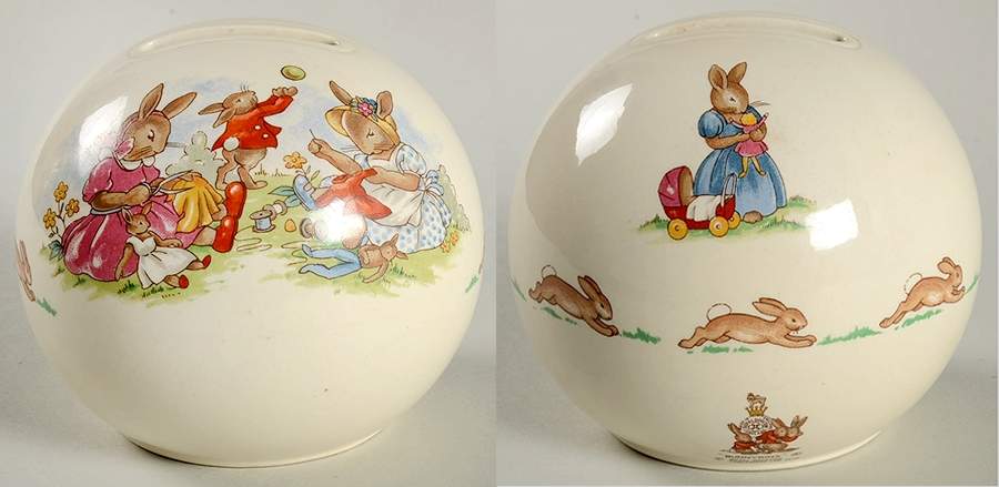 Bunnykins (Albion Shape) Bank by Royal Doulton-1