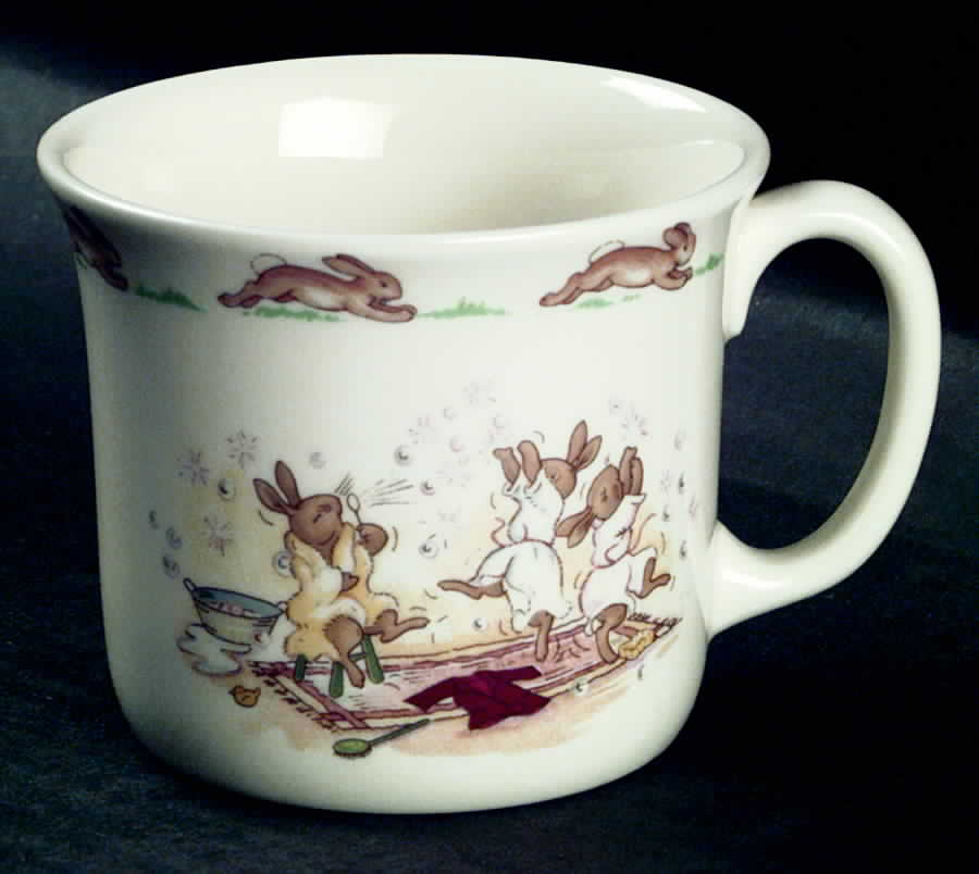 Bunnykins (Albion Shape) 1 Handle Hug a Mug Mug by Royal Doulton-1