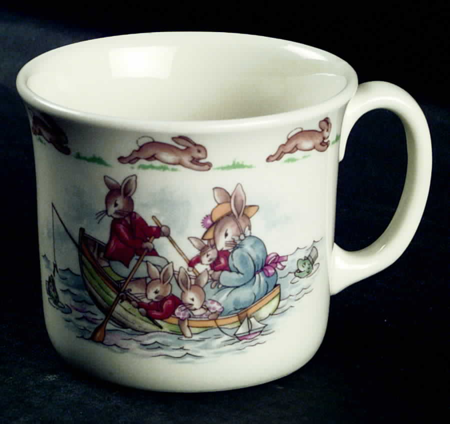 Bunnykins (Albion Shape) 1 Handle Hug a Mug Mug by Royal Doulton-1