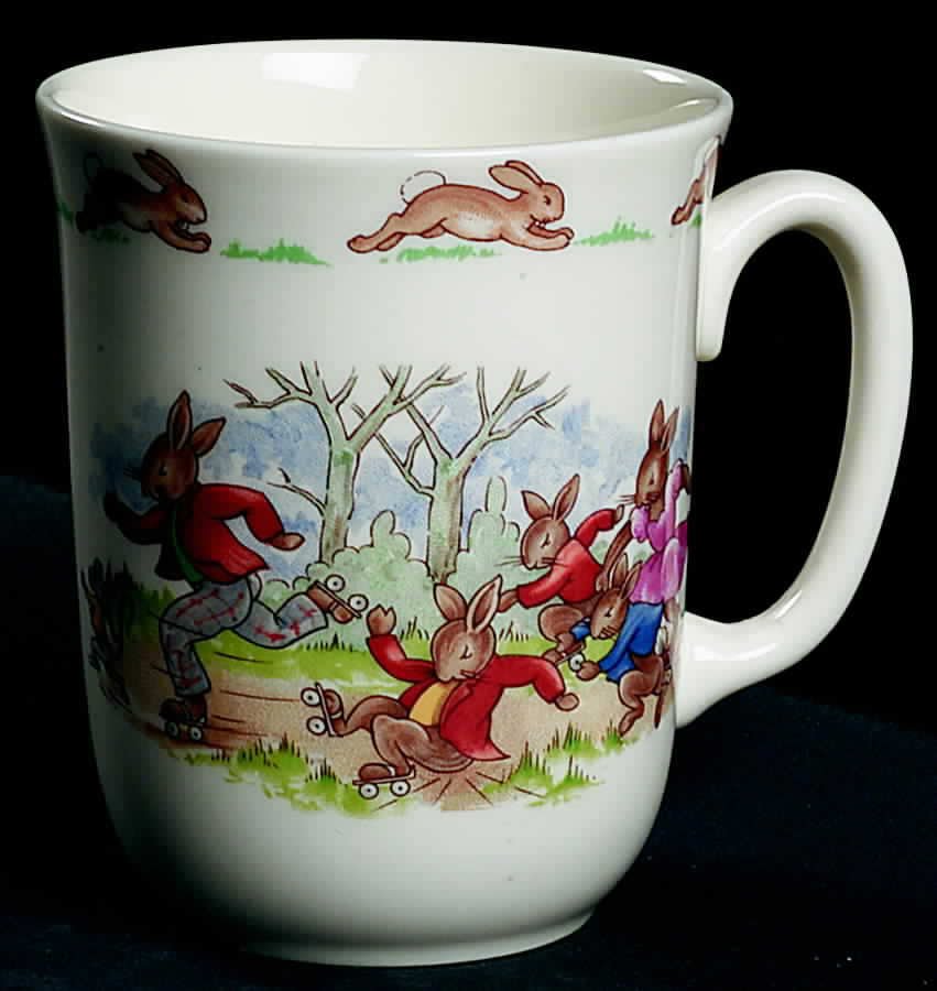 Bunnykins (Albion Shape) 1 Handle Don Beaker by Royal Doulton-1