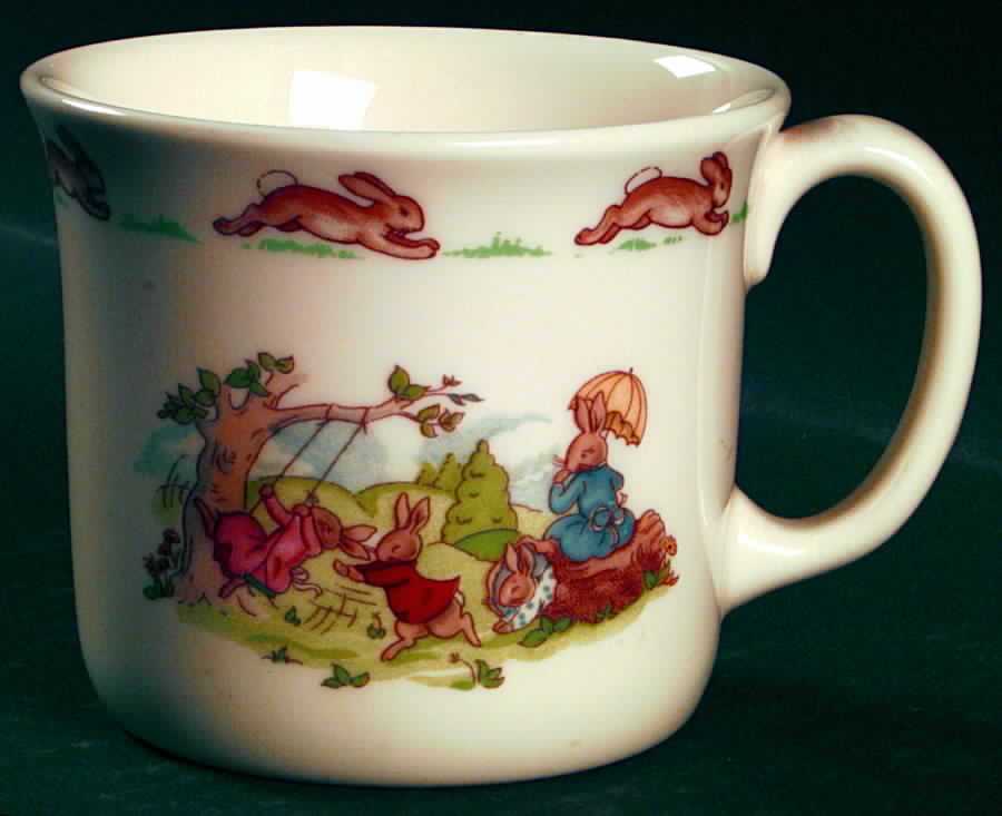 Bunnykins (Albion Shape) 1 Handle Hug a Mug Mug by Royal Doulton-1