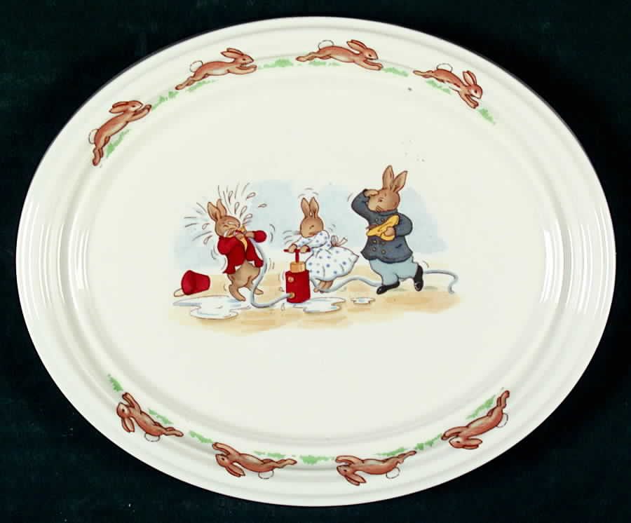 Bunnykins (Albion Shape) Wall Plaque by Royal Doulton-1