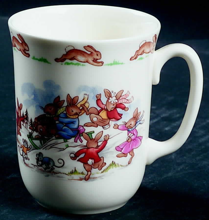 Bunnykins (Albion Shape) 1 Handle Don Beaker by Royal Doulton-1