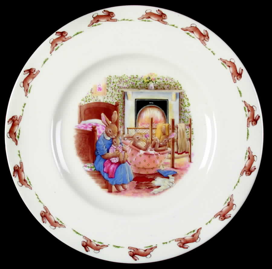 Bunnykins (Albion Shape) Salad Plate by Royal Doulton-1