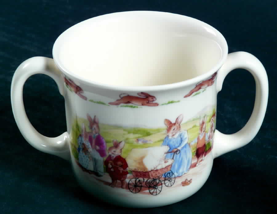 Bunnykins (Albion Shape) 2 Handled Hug a Mug Mug by Royal Doulton-1