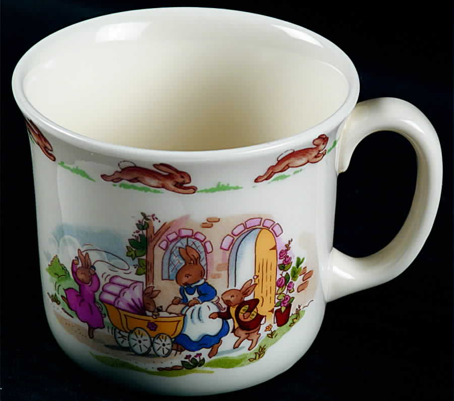 Bunnykins (Albion Shape) 1 Handle Hug a Mug Mug by Royal Doulton-1