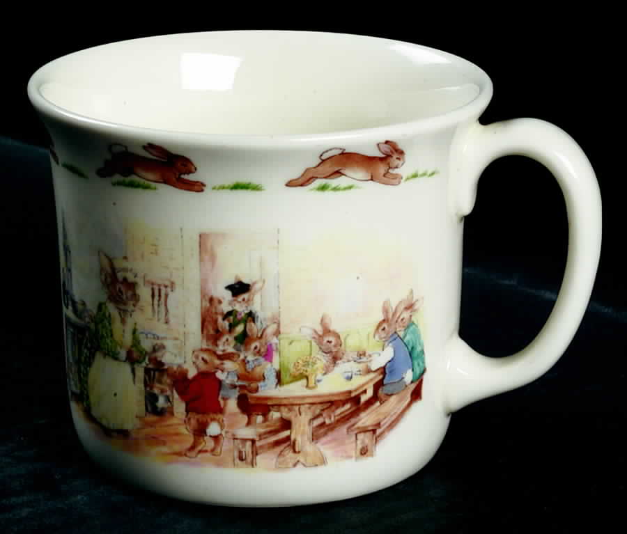Bunnykins (Albion Shape) 1 Handle Hug a Mug Mug by Royal Doulton-1
