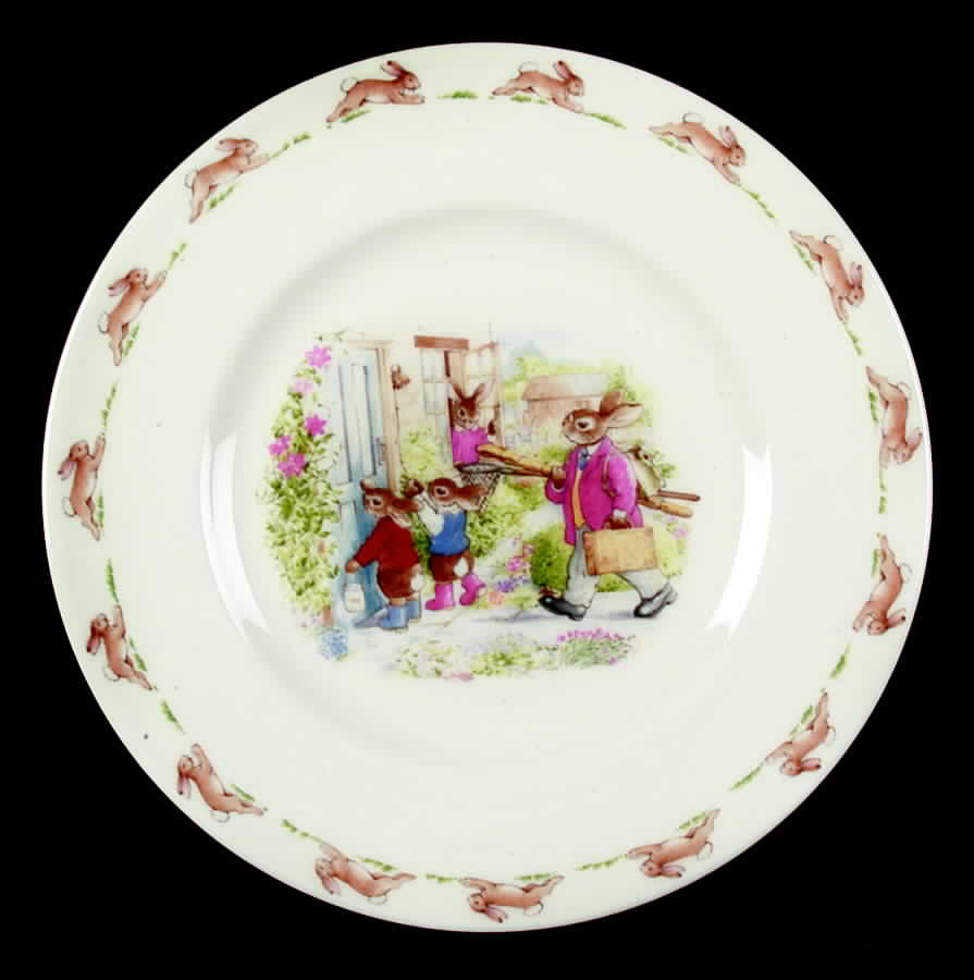 Bunnykins (Albion Shape) Salad Plate by Royal Doulton-1