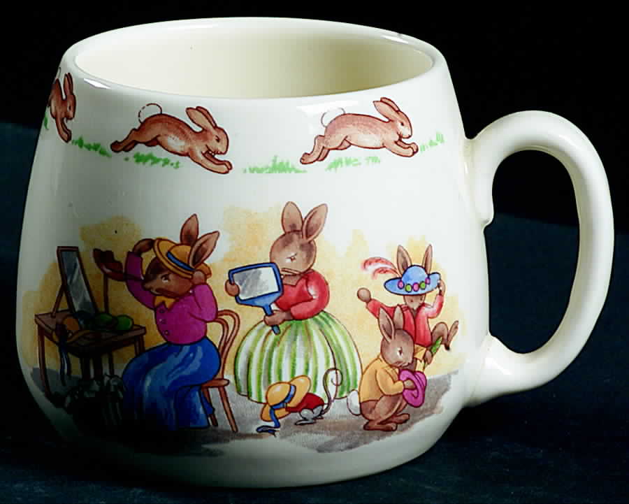 Bunnykins (Albion Shape) 1 Handle Don Mug by Royal Doulton-1