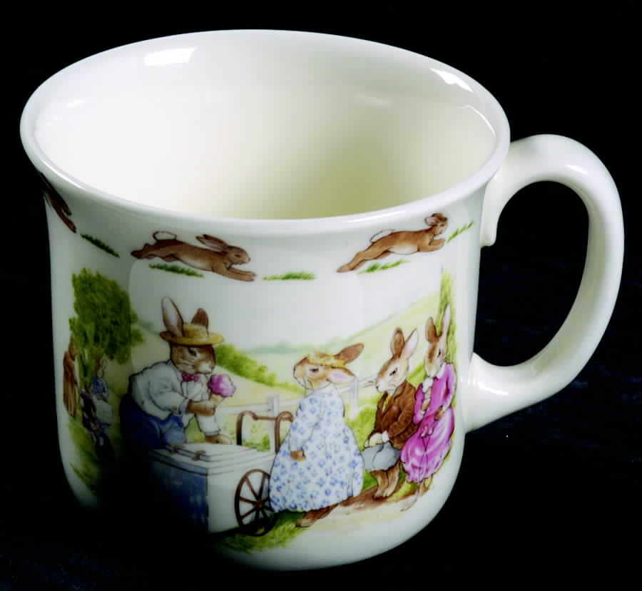 Bunnykins (Albion Shape) 1 Handle Hug a Mug Mug by Royal Doulton-1
