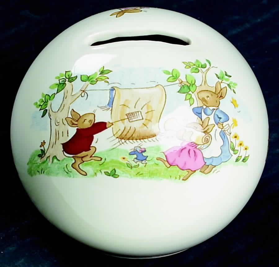 Bunnykins (Albion Shape) Bank by Royal Doulton-1