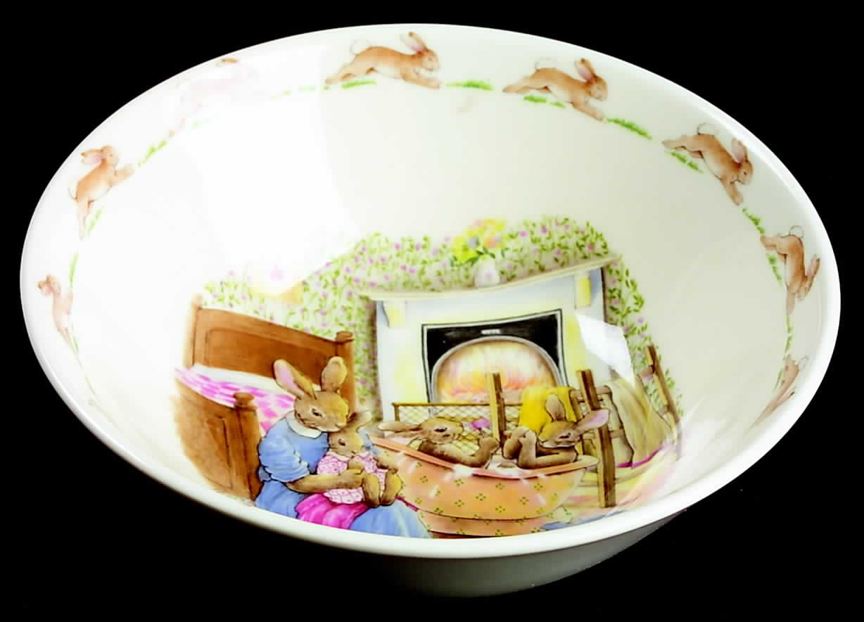 Bunnykins (Albion Shape) Coupe Cereal Bowl by Royal Doulton-1