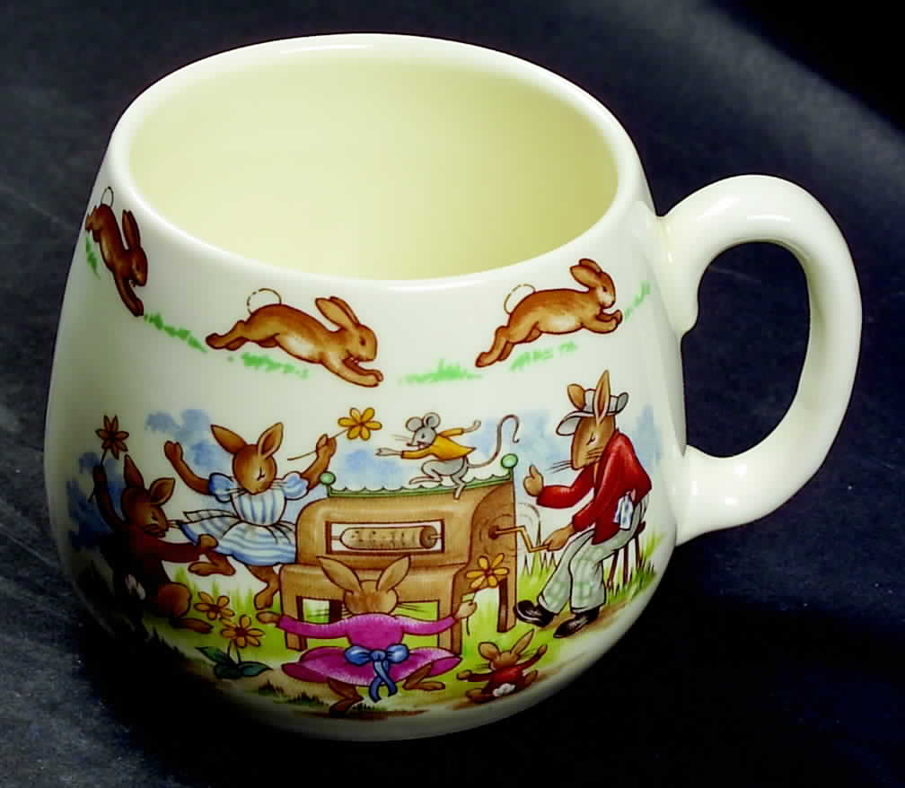 Bunnykins (Albion Shape) 1 Handle Don Mug by Royal Doulton-1