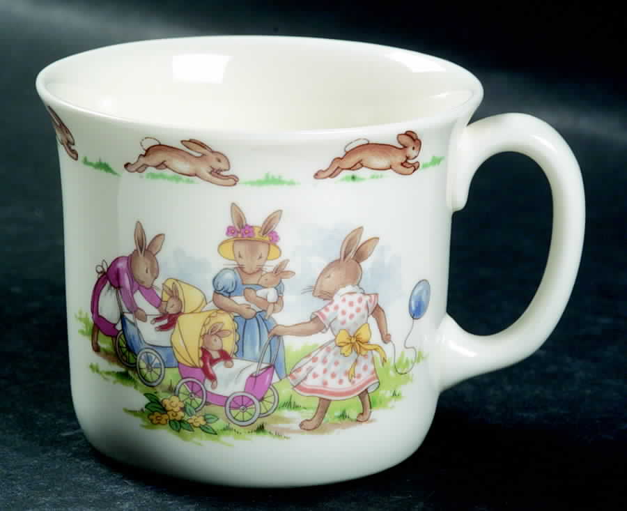 Bunnykins (Albion Shape) 1 Handle Hug a Mug Mug by Royal Doulton-1
