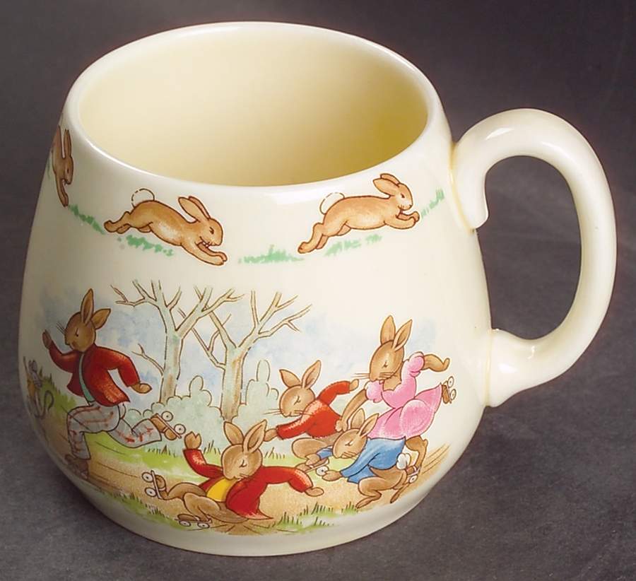 Bunnykins (Albion Shape) 1 Handle Don Mug by Royal Doulton-1